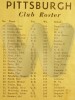 1934 Pittsburgh Pirates Club Roster