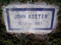 Koster_John F gravestone.jpg